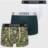 Guess Boksarice 3-pack moški, zelena barva