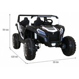 Buggy Otroški ATV štirikolesnik Buggy na akumulator 4x4 - dvosed - bel | Shoptok.si