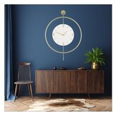 Wallity zidni sat Mclock-00111, 58x80x7 cm, zlatne boje | Eponuda.com