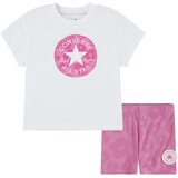 Converse deČiji set chuck patch t-shirt and biker shorts set Cene