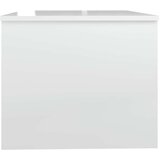  Stolić za kavu sjajni bijeli 80x50x42,5 cm konstruirano drvo | Eponuda.com