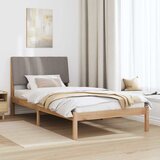  Krevetna konstrukcija Smeđa 100 x 200 cm Čvrsto borovo drvo | shoptok.hr