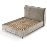 Maison de Rêve Bež oblazinjena zakonska postelja s prostorom za shranjevanje z letvenim dnom 160x200 cm Shell – | Shoptok.si