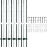  Ugrađeni stup za ogradu 11 pcs Zelena 160 cm | shoptok.hr