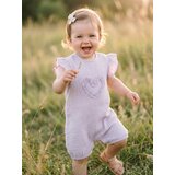 Sinsay Muslin pamučni romper s volanima i aplikacijom srca | shoptok.hr