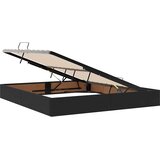  s madracem i skladištem Crna 180 x 200 cm Baršun | shoptok.hr
