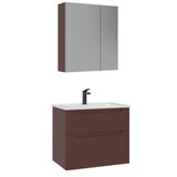 Hanah home Kupatilski ormarić sa umivaonikom i ogledalom (2 komada) Messina 65 v2 403 | Eponuda.com