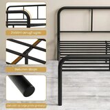Domaro Metalni krevet 140x190cm sa uzglavljem Slike