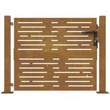  Vrtna vrata 100x75 cm od korten čelika, kvadratni dizajn | shoptok.hr