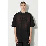 424 Pamučna majica za muškarce, boja: crna, s tiskom, 35M182S3T 236511