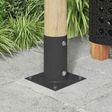  Okrugli sidrište u zemlji 12 pcs Antracit 15 x 15 x 15 cm Metal Cijene