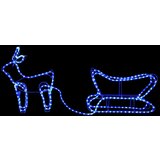  Božićni sob i sanjke vanjski s 252 LED žarulje | shoptok.hr