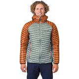 HANNAH Men's down jacket MIO HOODY rust/lily pad | shoptok.hr