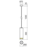  Redo 90513 - LED spoljašnja viseća svetiljka KLOU LED/9W/230V IP54 bela | Eponuda.com