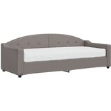  Dnevni krevet s madracem smeđesivi 80 x 200 cm od tkanine | shoptok.hr