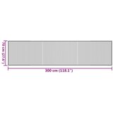 Tepih pravokutni svijetli prirodni 70 x 300 cm od bambusa | shoptok.hr
