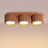 Sollux Stropna svetilka AURA 3 rdeči oker Gx53, (5000285061) | Shoptok.si