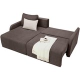 CARRYHOME SEDEŽNA GARNITURA, rebrasti žamet rjava | Shoptok.si