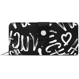 Vuch Ženski novčanik Zelya Grafitti Black, 19 x 10 cm | shoptok.hr