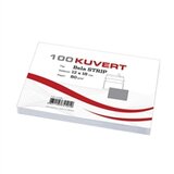  Kuverta B6, 180 x 120 mm, bijela, 100 komada | shoptok.hr