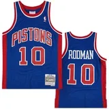 muški Dennis Rodman 10 Detroit Pistons 1988-89 Mitchell & Ness Swingman Road dres