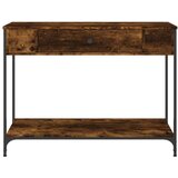  Konzolni stol boja hrasta 100 x 34 5 x 75 cm konstruirano drvo | shoptok.hr