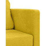  Podni kauč na razvlačenje 2-u-1 tamnožuti 122x204x55 cm baršun | Eponuda.com