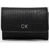 Calvin Klein Denarnica ženska, črna barva, K60K612636