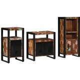  Set namještaja za kupaonicu 3 kom. Višebojno i crno | shoptok.hr