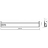 Ledvance LED svetilka pod omarico (1 W, Hladno bela, Dolžina: 200 mm, Način delovanja: Na baterije) | Shoptok.si