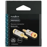 CATB26900GD, banana konektor, ravni, muški, pozlaceni, preènik kablovskog ulaza: 3,0 mm, 2kom