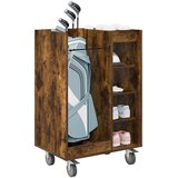 Golf ormar s kotačem Jednobojno Dimljeni hrast 65 x 45 x 98 cm | shoptok.hr