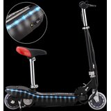  Dječji romobil sa sjedalom i LED svjetlima 120 W crni | shoptok.hr