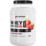 7NUTRITION Whey Protein 80%, Jagoda, 2kg Cene