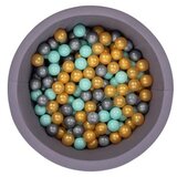 WALLXPERT Ogradica sa lopticama Bubble Pops v1 Grey Cene
