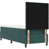  Krevet s opruga kutije Tamnozelena 80 x 200 cm Baršun | shoptok.hr