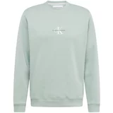 Calvin Klein Jeans Sweater majica siva / kameno siva / bijela