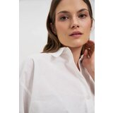 Marisse White Cotton Shirt | ePonuda.com