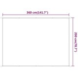  Vertikalna markiza svetlo zelena 200x360 cm tkanina oxford, (20703375) | Shoptok.si