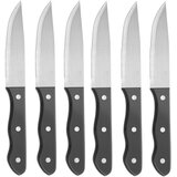 Hendi Nož za mesni odrezak XL - 6 komada, Profi Line, Crna, 6 kom, (L)250mm | Eponuda.com