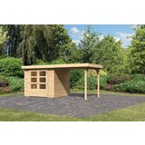 KARIBU LESENA VRTNA HIŠKA ASKOLA 3 S TERASO 238X211X213 +240 LES 19MM | Shoptok.si