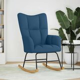  Stolica za ljuljanje od tkanine plava | shoptok.hr