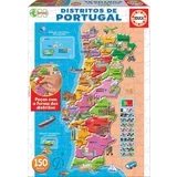 Puzzle zemljevid Portugalske - 150 kosov (EDU16929), (21215586)