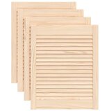  Vrata za ormarić rešetkasti dizajn 4 kom 61,5x49,4 cm borovina | shoptok.hr