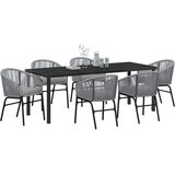  Vrtni set za objed 7 kom. Antracit Čelik s prahom premazan | shoptok.hr