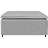  Modularni kauč s podnožjem sivo-plavi 100x100x48 cm - Oblačnosiva tabure | shoptok.hr