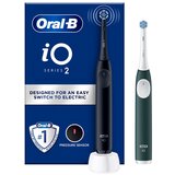 Oral-b Električna zobna ščetka iO2 Duo ČRNO/ZELENA | Shoptok.si
