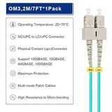  FO LC/UPC - SC/UPC MM OM3 DX LSZH Aqua 2.0mm 4769 | ePonuda.com