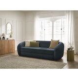 Bobochic Paris Tamno plava sklopiva sofa od šenila 228 cm Neyo – | shoptok.hr