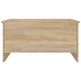  Stolić za kavu boja hrasta 80x55,5x41,5 cm konstruirano drvo | Eponuda.com